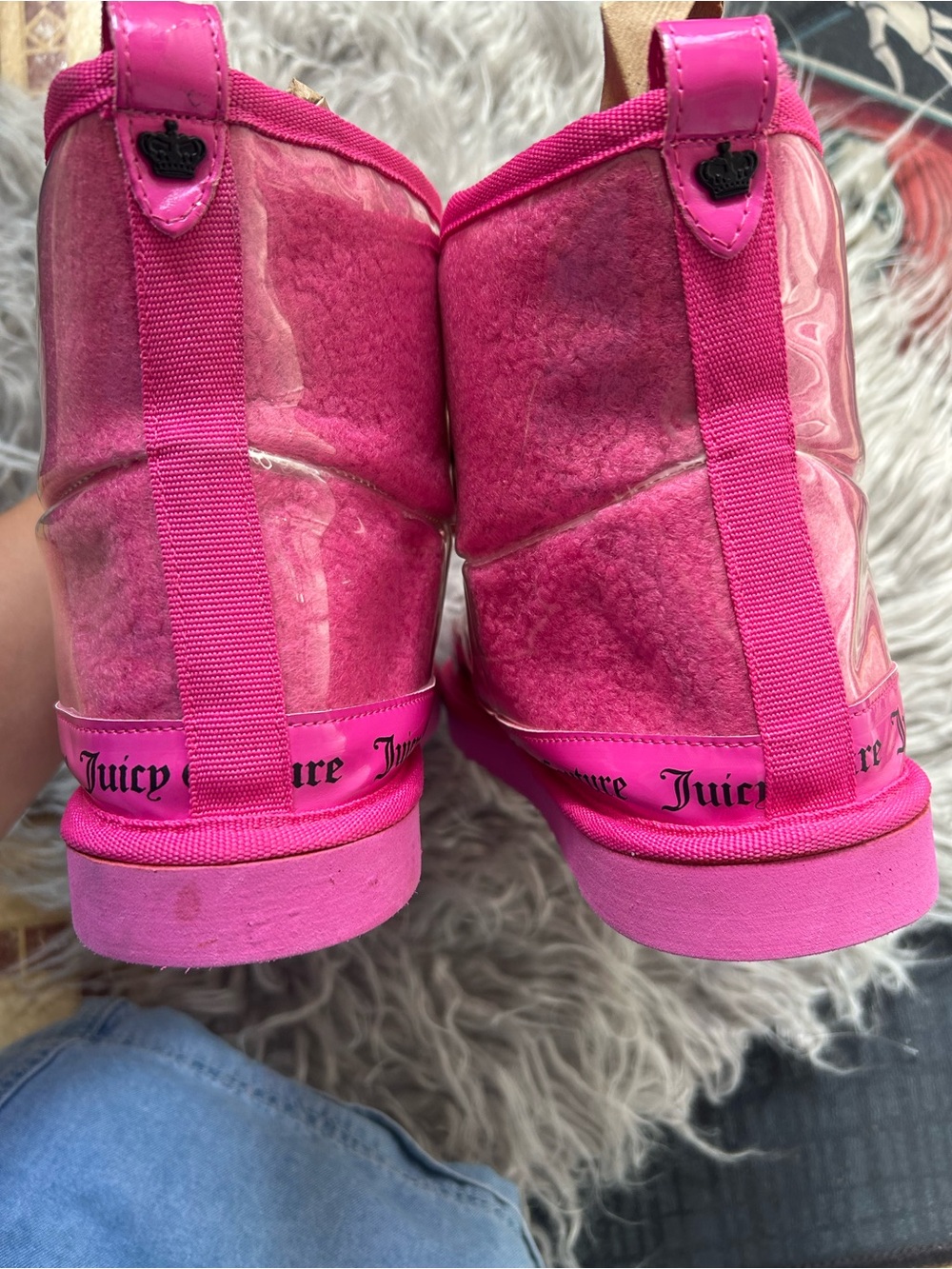 Juicy Couture "Klash" hot pink winter boots - Picture 12 of 15